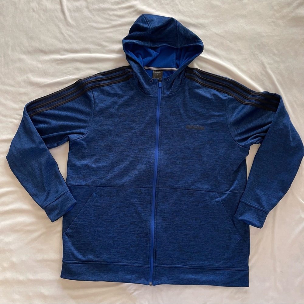 Adidas Zip Up Hooded Sweater